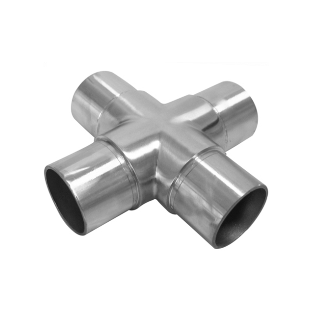 304 316 Barandilla de acero inoxidable Pasamanos de tubo redondo Codo multidireccional